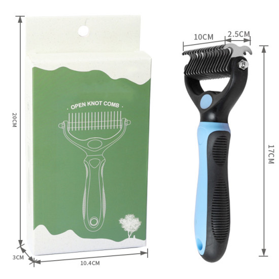 Cat Dog Stainless Steel Double Sided Cleaning Brush