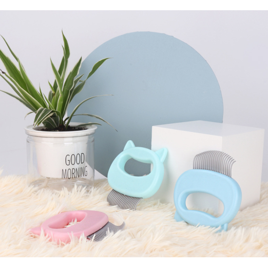 Cat Dog Stainless Massage Steel Shell Comb